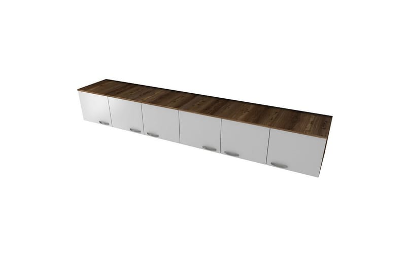 Ervon Veggbrett 243x243 cm - Valnøtt/Hvit - Hus & oppussing - Bygg - Gulv, vegg & tak - Gulv & veggkledning - Veggplater