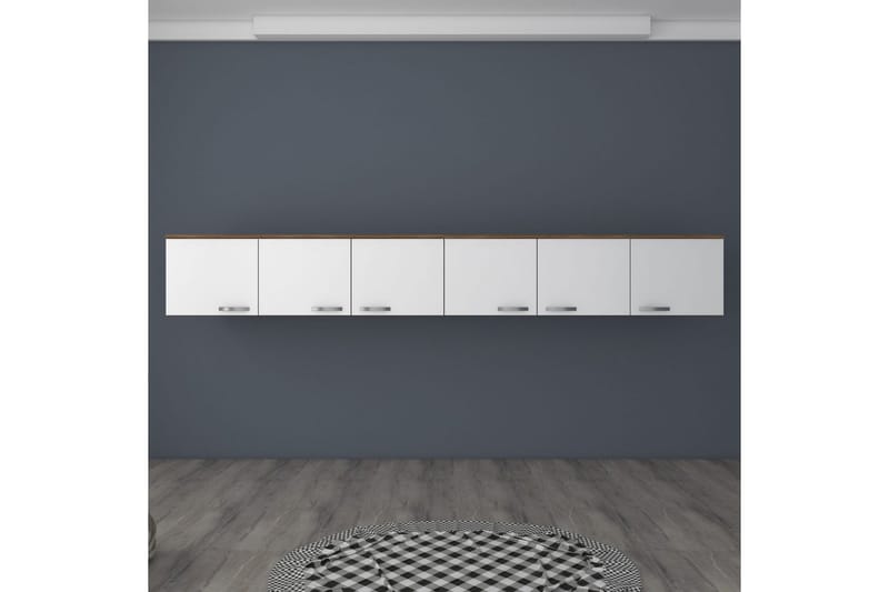 Ervon Veggbrett 243x243 cm - Valnøtt/Hvit - Hus & oppussing - Bygg - Gulv, vegg & tak - Gulv & veggkledning - Veggplater