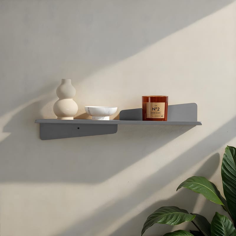 Jorricon vegghylle 60 cm - Grå - Oppbevaring - Hyller - Vegghylle