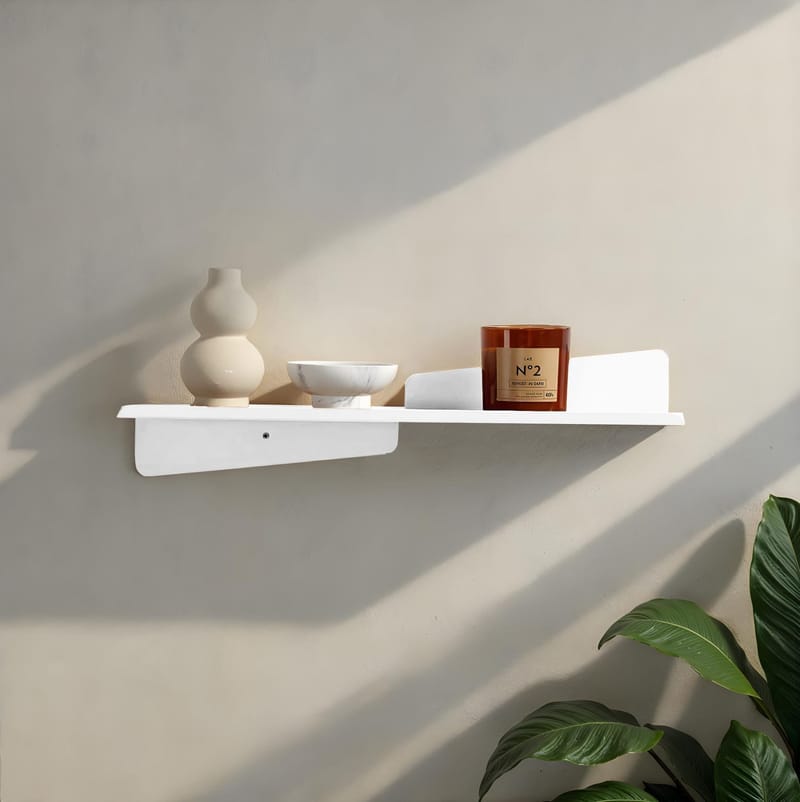 Jorricon vegghylle 60 cm - Hvit - Oppbevaring - Hyller - Vegghylle