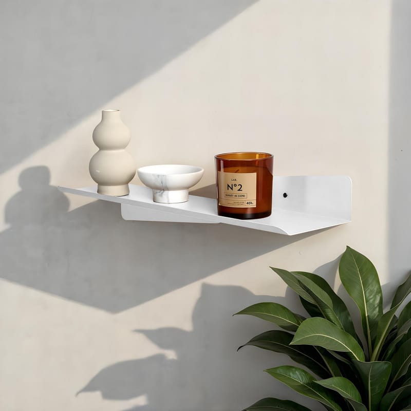 Jorricon vegghylle 60 cm - Hvit - Oppbevaring - Hyller - Vegghylle