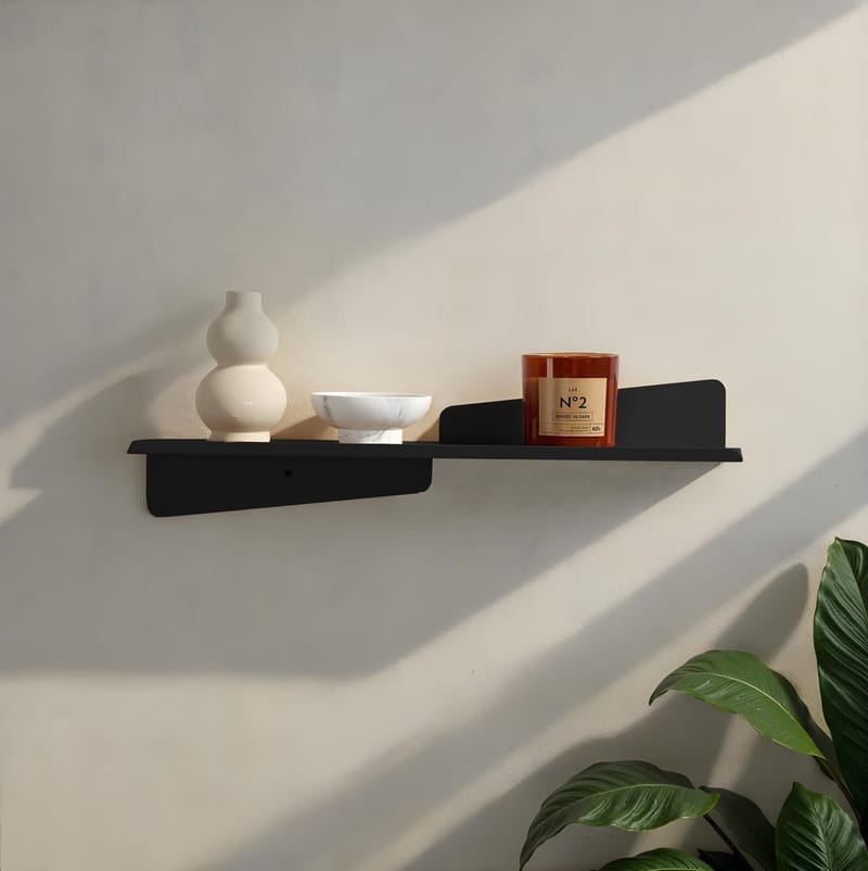 Jorricon vegghylle 60 cm - Svart - Oppbevaring - Hyller - Vegghylle