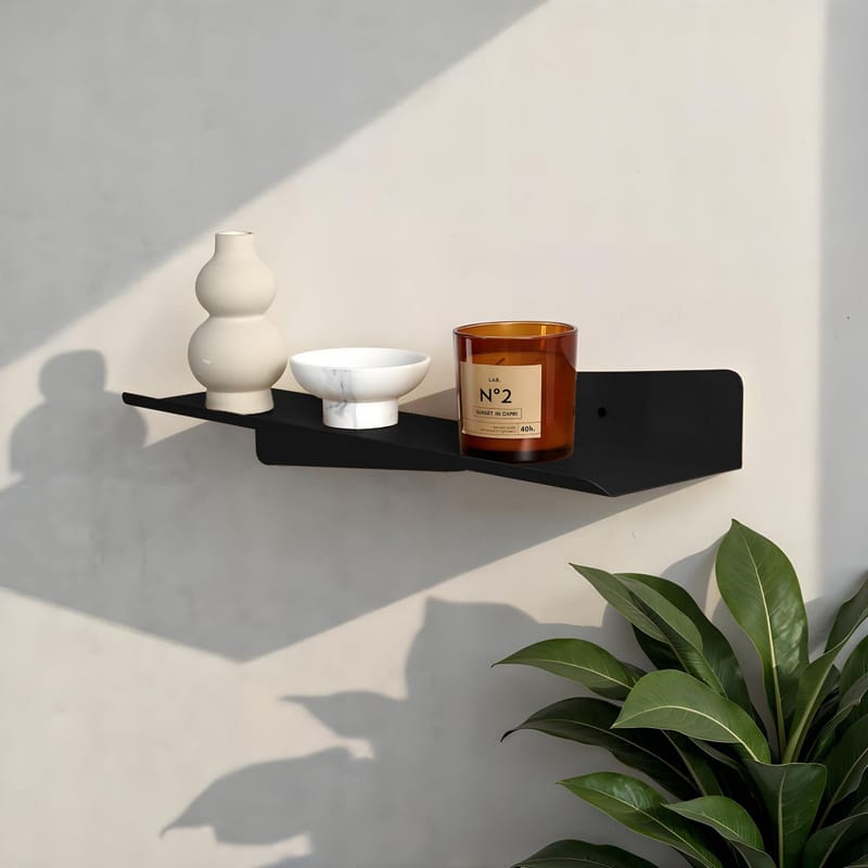 Jorricon vegghylle 60 cm - Svart - Oppbevaring - Hyller - Vegghylle