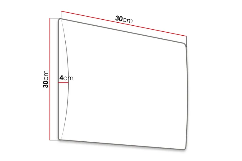 Lornel Stoppet Veggpanel 30x30 cm - Rosa - Hus & oppussing - Bygg - Gulv, vegg & tak - Gulv & veggkledning - Veggplater