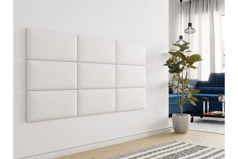 Lornel Stoppet Veggpanel 60x30 cm - Hvit - Hus & oppussing - Bygg - Gulv, vegg & tak - Gulv & veggkledning - Veggplater