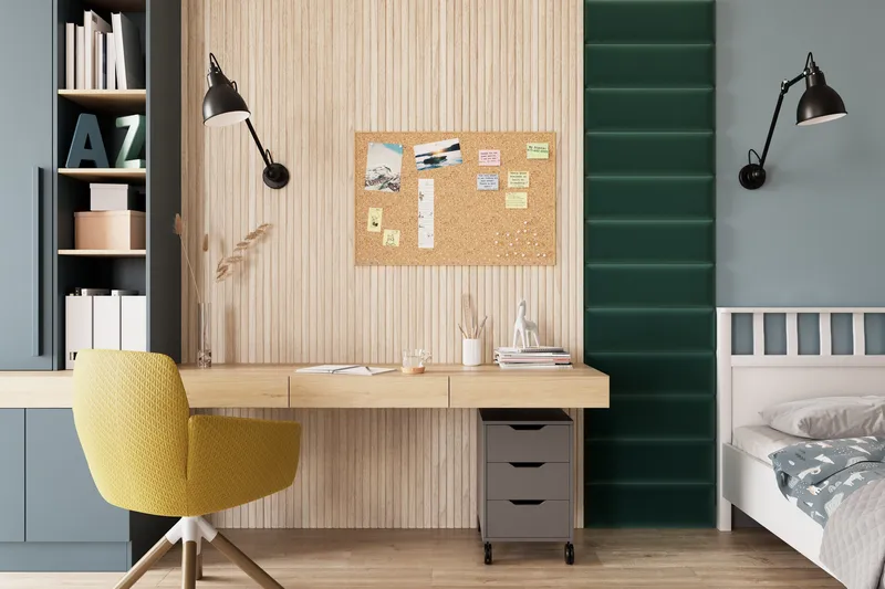 Quadratta Veggpanel 50x240 cm, Grønn