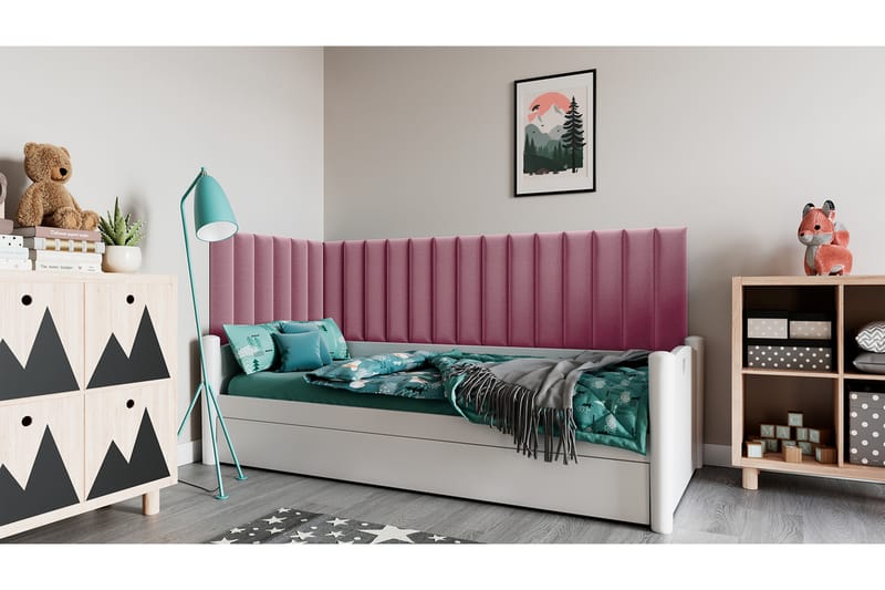 Quadratta Veggplate 300x60 cm - Rosa - Hus & oppussing - Bygg - Gulv, vegg & tak - Gulv & veggkledning - Veggplater