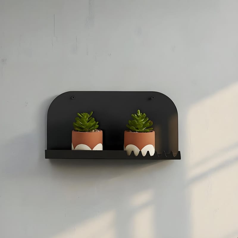 Serion vegghylle 31 cm - Svart - Oppbevaring - Hyller - Vegghylle