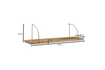Väggskivor Wohnling 60x22 cm - Oppbevaring - Hyller - Vegghylle
