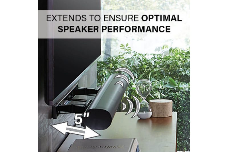 Veggfeste Sanus for Sonos Arc Soundbar - Hvit - Hus & oppussing - Bygg - Gulv, vegg & tak - Gulv & veggkledning - Veggplater