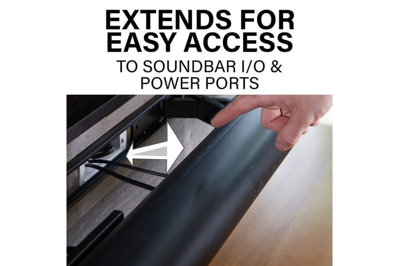 Veggfeste Sanus for Sonos Arc Soundbar - Hvit - Hus & oppussing - Bygg - Gulv, vegg & tak - Gulv & veggkledning - Veggplater