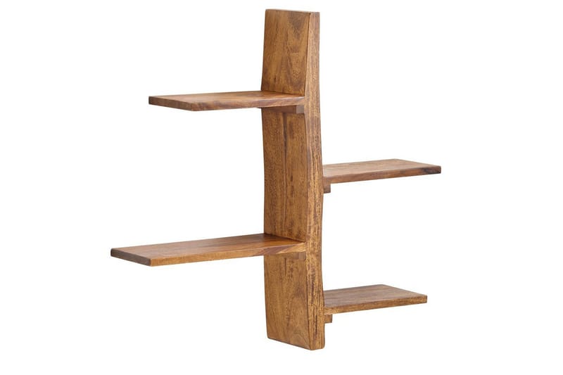 Vegghylle Wohnling Massivt treverk trekant stil veggmontert flytende tre landlig stil, undefined