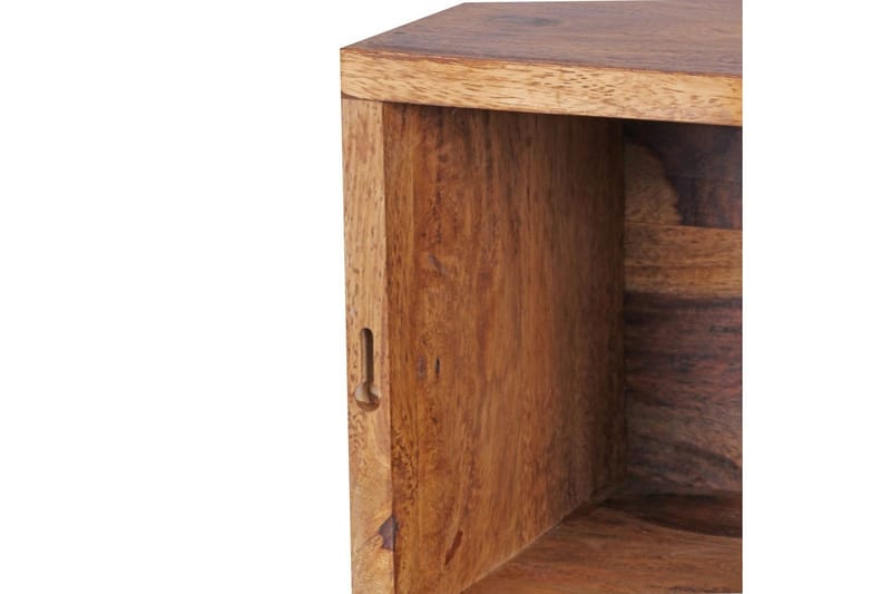 Vegghylle Wohnling Sett med 4 vegghylle i heltre kubeoptikk, veggmontert, moderne - Oppbevaring - Hyller - Vegghylle