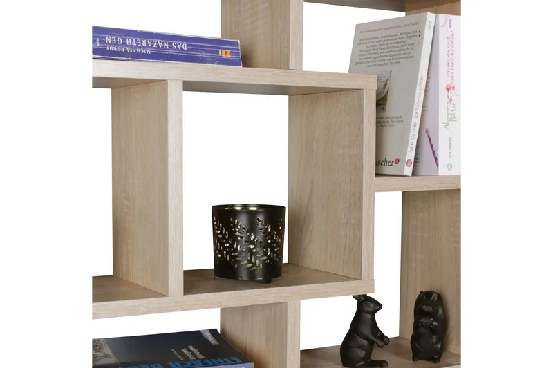 Vegghylle Wohnling PAOLA melaminbelagt MDF, oppbevaringshylle, veggmontert, moderne stil Sonoma - Sonoma - Oppbevaring - Hyller - Vegghylle