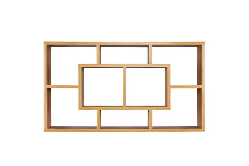 Vegghylle Wohnling PAOLA melaminbelagt MDF, oppbevaringshylle, veggmontert, moderne stil Bøk - Bøk - Oppbevaring - Hyller - Vegghylle