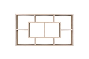 Vegghylle Wohnling PAOLA melaminbelagt MDF, oppbevaringshylle, veggmontert, moderne stil Sonoma - Sonoma - Oppbevaring - Hyller - Vegghylle