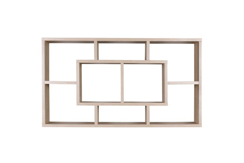 Vegghylle Wohnling PAOLA melaminbelagt MDF, oppbevaringshylle, veggmontert, moderne stil Sonoma - Sonoma - Oppbevaring - Hyller - Vegghylle