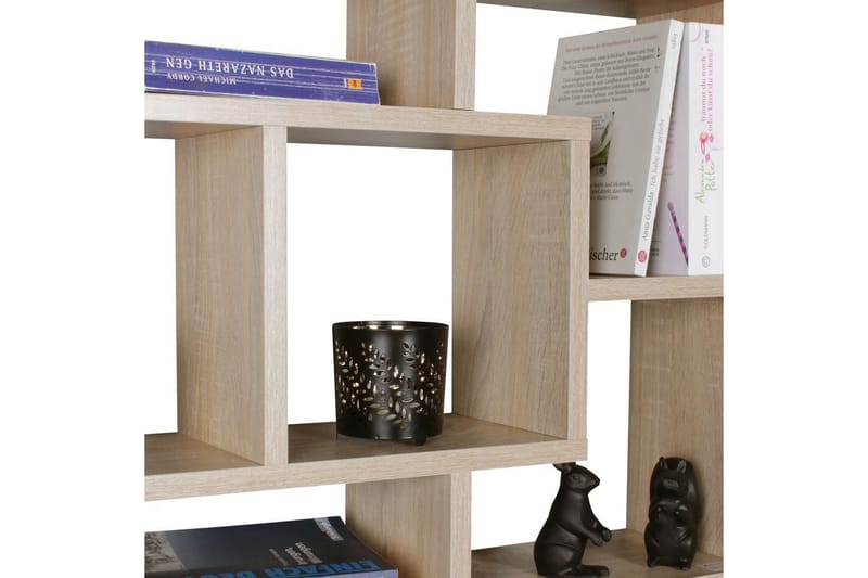 Vegghylle Wohnling PAOLA melaminbelagt MDF, oppbevaringshylle, veggmontert, moderne stil Sonoma - Sonoma - Hus & oppussing - Bygg - Gulv, vegg & tak - Gulv & veggkledning - Veggplater