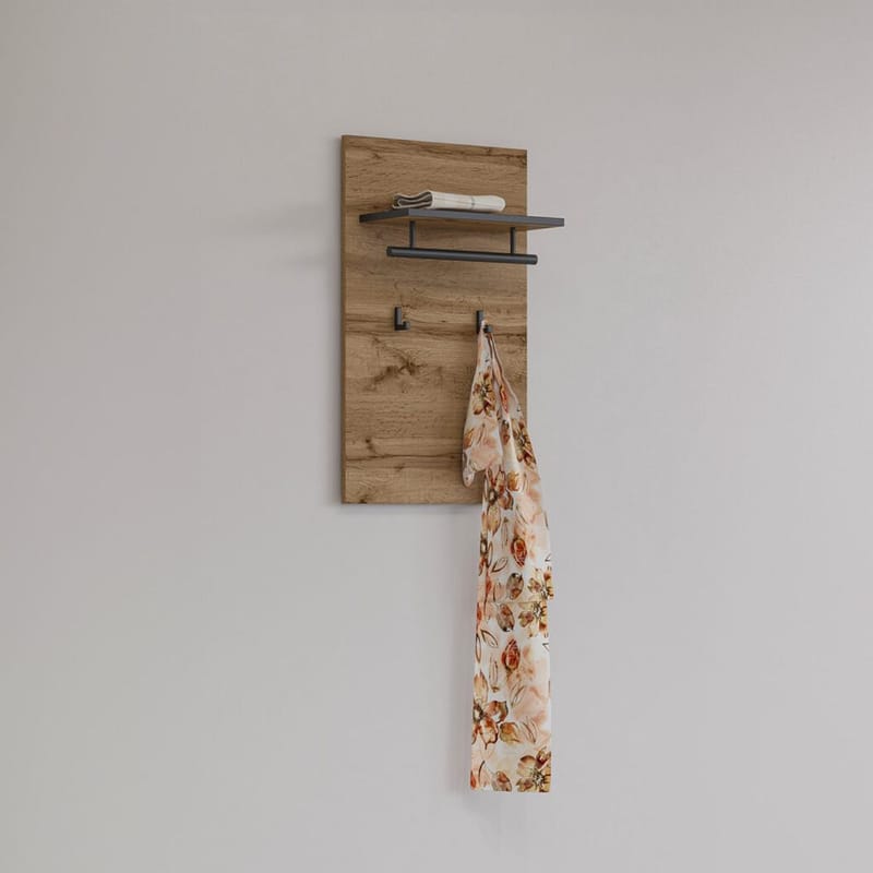 Veggpanel Kryss med kroker - Wotan eik - Hus & oppussing - Bygg - Gulv, vegg & tak - Gulv & veggkledning - Veggplater