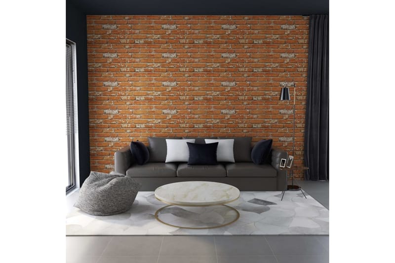 3D veggpaneler med lysebrunt mursteindesign 11 stk EPS - Brun - Hus & oppussing - Bygg - Gulv, vegg & tak - Gulv & veggkledning - Veggpanel & panelplate