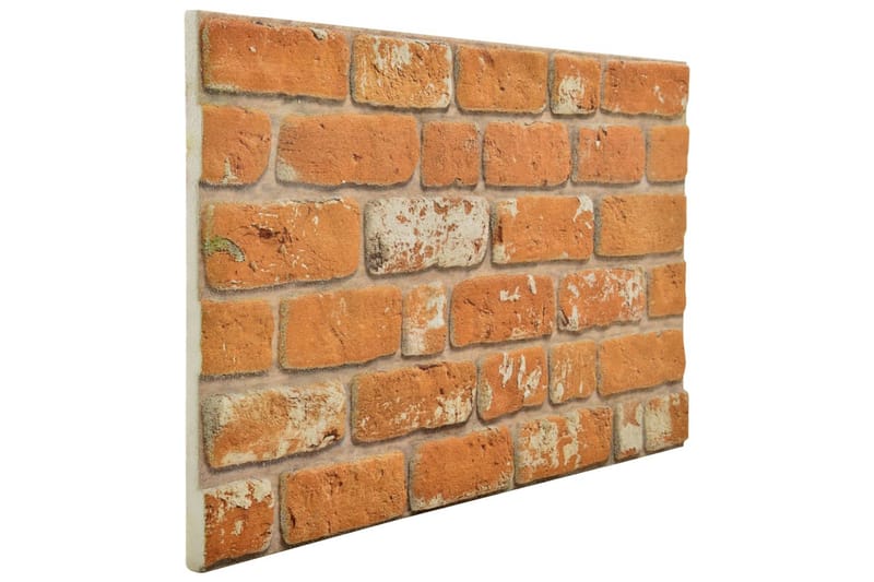 3D veggpaneler med lysebrunt mursteindesign 11 stk EPS - Brun - Hus & oppussing - Bygg - Gulv, vegg & tak - Gulv & veggkledning - Veggpanel & panelplate