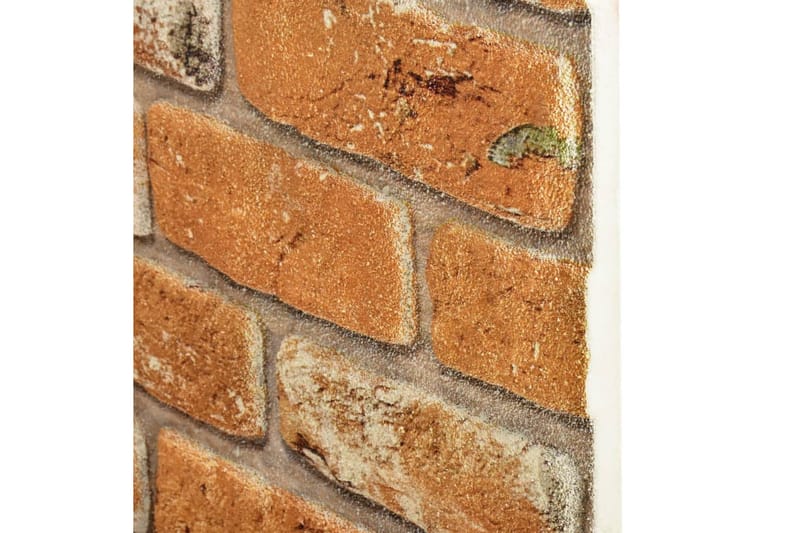 3D veggpaneler med lysebrunt mursteindesign 11 stk EPS - Brun - Hus & oppussing - Bygg - Gulv, vegg & tak - Gulv & veggkledning - Veggpanel & panelplate