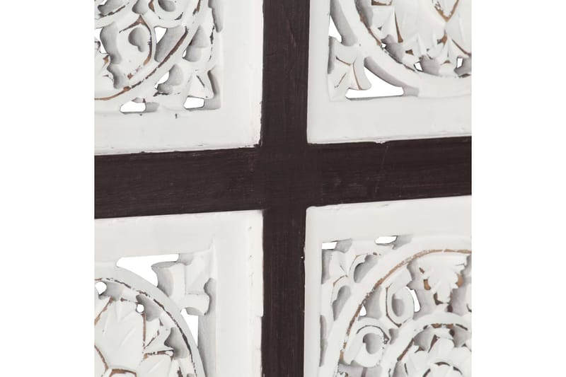 Håndskåret veggpanel MDF 40x40x1,5 cm brun og hvit - Brun - Hus & oppussing - Bygg - Gulv, vegg & tak - Gulv & veggkledning - Veggpanel & panelplate