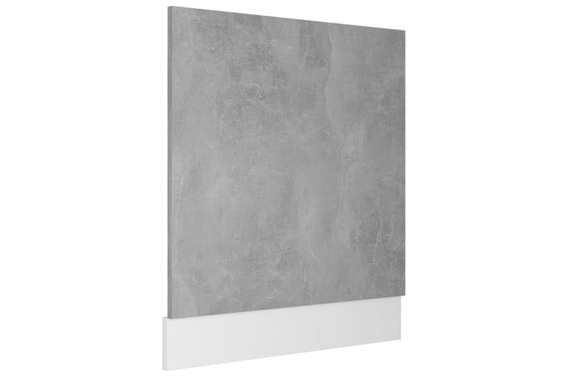 Oppvaskmaskinspanel betonggrå 59,5x3x67 cm sponplate - Grå - Hus & oppussing - Bygg - Gulv, vegg & tak - Gulv & veggkledning - Veggpanel & panelplate