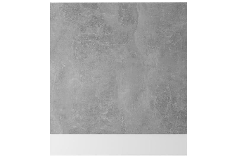 Oppvaskmaskinspanel betonggrå 59,5x3x67 cm sponplate - Grå - Hus & oppussing - Bygg - Gulv, vegg & tak - Gulv & veggkledning - Veggpanel & panelplate