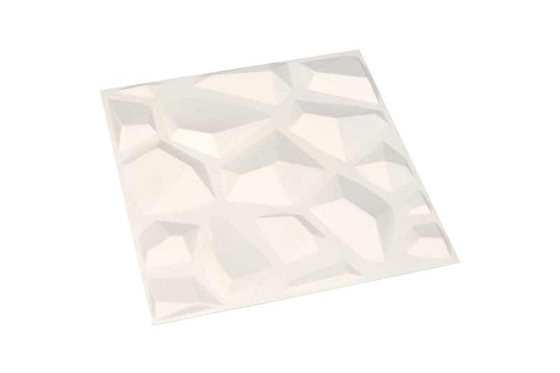 Veggpaneler 12 stk 3D 0,5x0,5 m 3 m² - Hus & oppussing - Bygg - Gulv, vegg & tak - Gulv & veggkledning - Veggpanel & panelplate