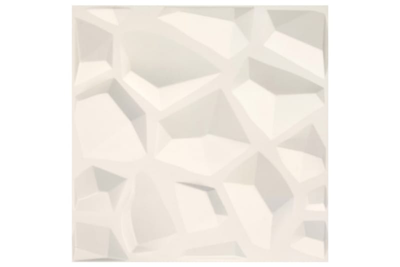 Veggpaneler 12 stk 3D 0,5x0,5 m 3 m² - Hus & oppussing - Bygg - Gulv, vegg & tak - Gulv & veggkledning - Veggpanel & panelplate