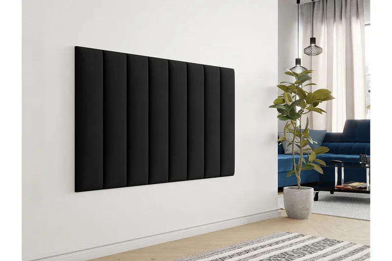 Zaratuz Väggpanel 20x80 cm Black - Hus & oppussing - Bygg - Gulv, vegg & tak - Gulv & veggkledning - Veggpanel & panelplate