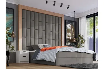Zaratuz Väggpanel 20x80 cm Grey - Hus & oppussing - Bygg - Gulv, vegg & tak - Gulv & veggkledning - Veggpanel & panelplate