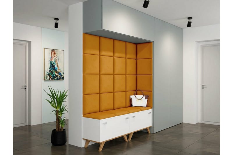 Zaratuz Väggpanel 30x30 cm Dark yellow - Hus & oppussing - Bygg - Gulv, vegg & tak - Gulv & veggkledning - Veggpanel & panelplate