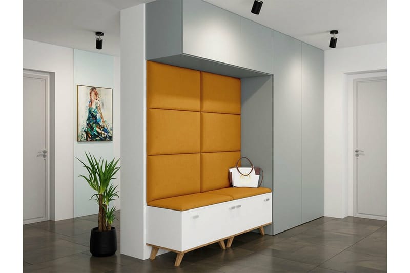 Zaratuz Väggpanel 40x70 cm Yellow - Hus & oppussing - Bygg - Gulv, vegg & tak - Gulv & veggkledning - Veggpanel & panelplate