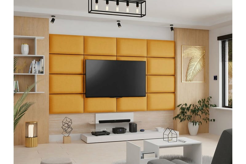 Zaratuz Väggpanel 42x84 cm Yellow - Hus & oppussing - Bygg - Gulv, vegg & tak - Gulv & veggkledning - Veggpanel & panelplate