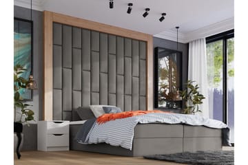 Zaratuz Veggpanel 20x40 cm - Mørkegrå - Hus & oppussing - Bygg - Gulv, vegg & tak - Gulv & veggkledning - Veggpanel & panelplate