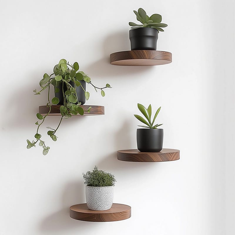 Decorative Wooden Wall Shelf Hanah Home - Hus & oppussing - Bygg - Gulv, vegg & tak - Gulv & veggkledning - Veggplater