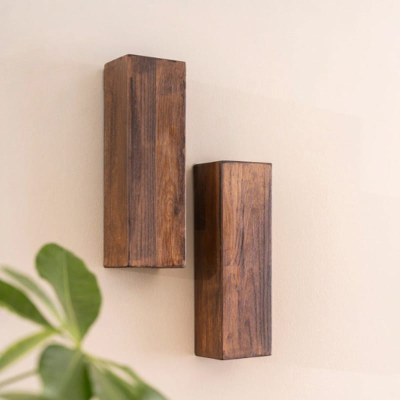 Decorative Wooden Wall Shelf Hanah Home - Hus & oppussing - Bygg - Gulv, vegg & tak - Gulv & veggkledning - Veggplater