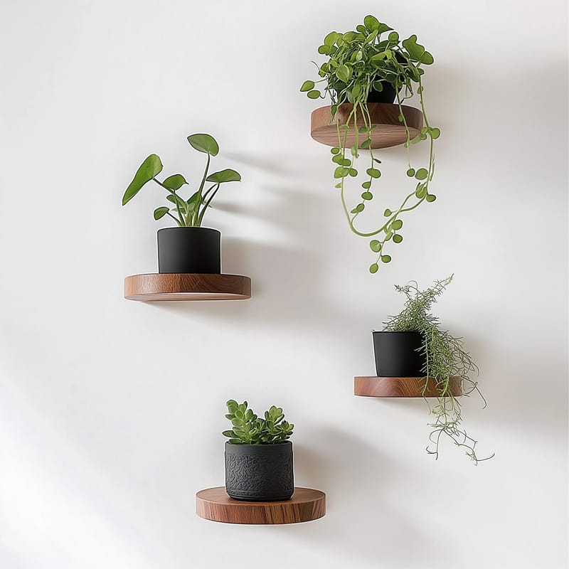 Decorative Wooden Wall Shelf Hanah Home - Hus & oppussing - Bygg - Gulv, vegg & tak - Gulv & veggkledning - Veggplater