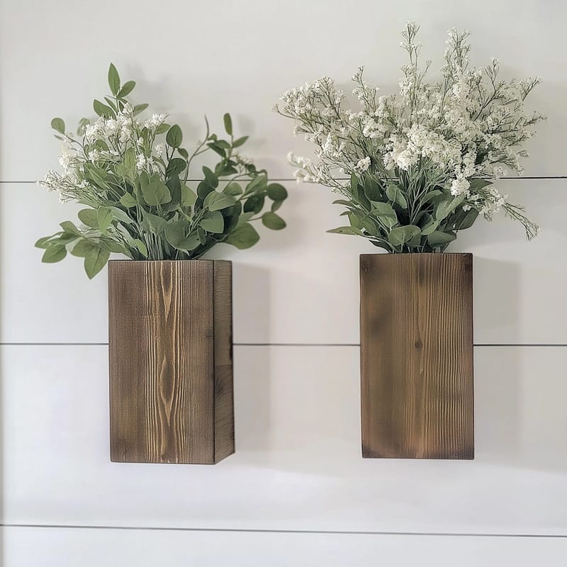 Decorative Wooden Wall Shelf Hanah Home - Hus & oppussing - Bygg - Gulv, vegg & tak - Gulv & veggkledning - Veggplater