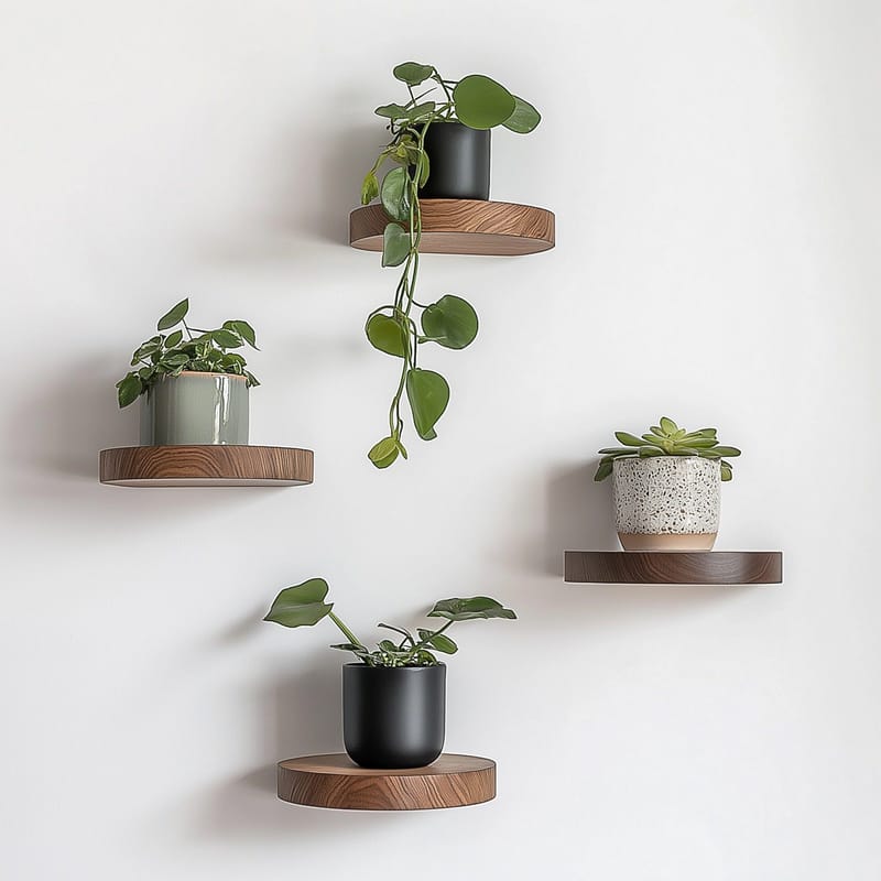 Decorative Wooden Wall Shelf Hanah Home - Hus & oppussing - Bygg - Gulv, vegg & tak - Gulv & veggkledning - Veggplater