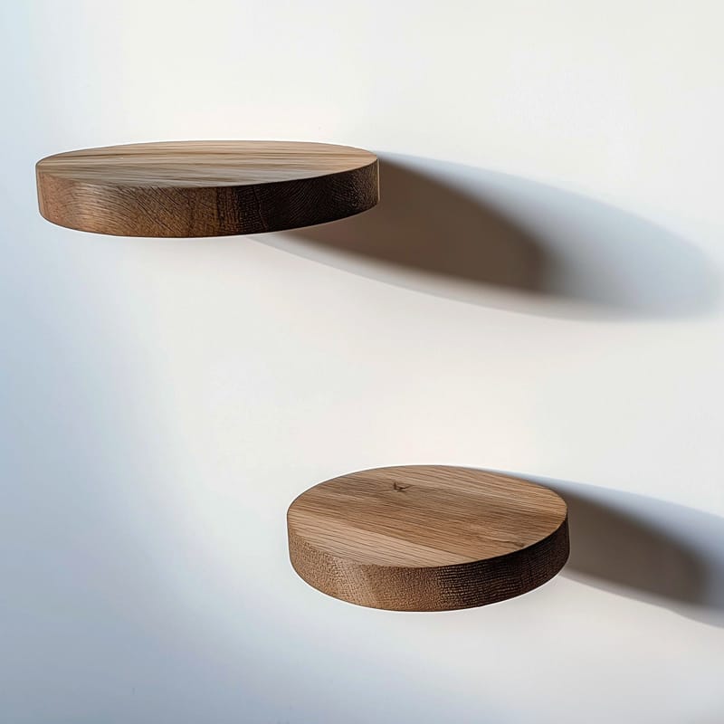 Decorative Wooden Wall Shelf Hanah Home - Hus & oppussing - Bygg - Gulv, vegg & tak - Gulv & veggkledning - Veggplater