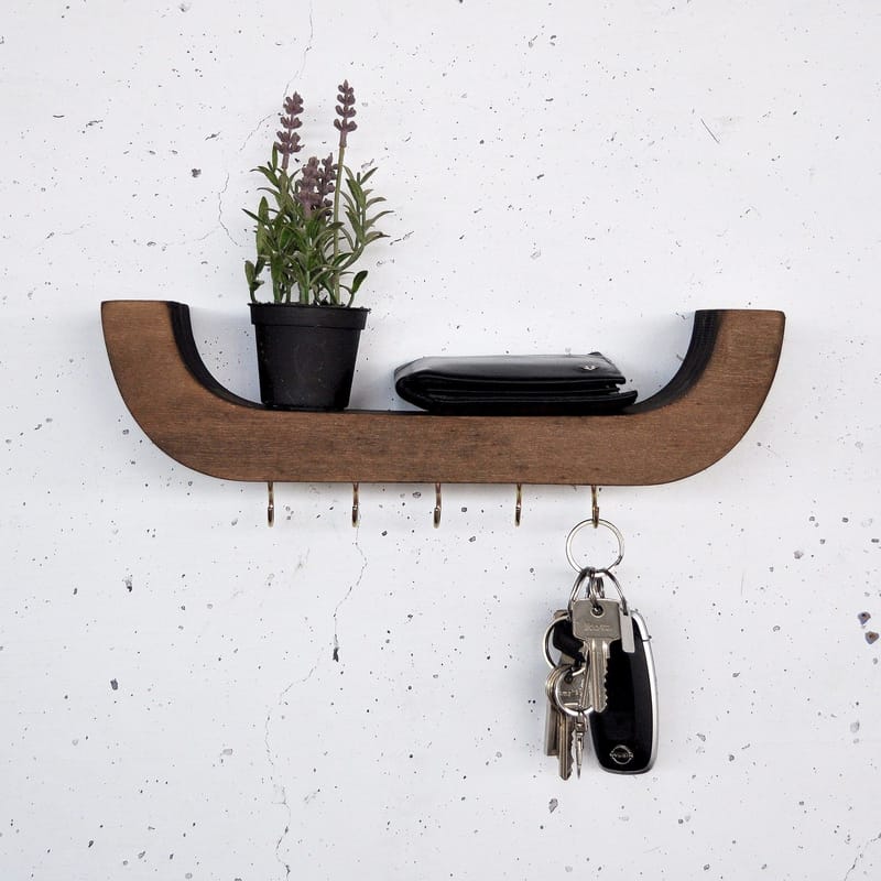 Decorative Wooden Wall Shelf Hanah Home - Hus & oppussing - Bygg - Gulv, vegg & tak - Gulv & veggkledning - Veggplater