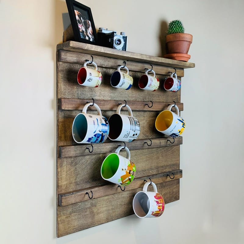 Decorative Wooden Wall Shelf Hanah Home - Hus & oppussing - Bygg - Gulv, vegg & tak - Gulv & veggkledning - Veggplater
