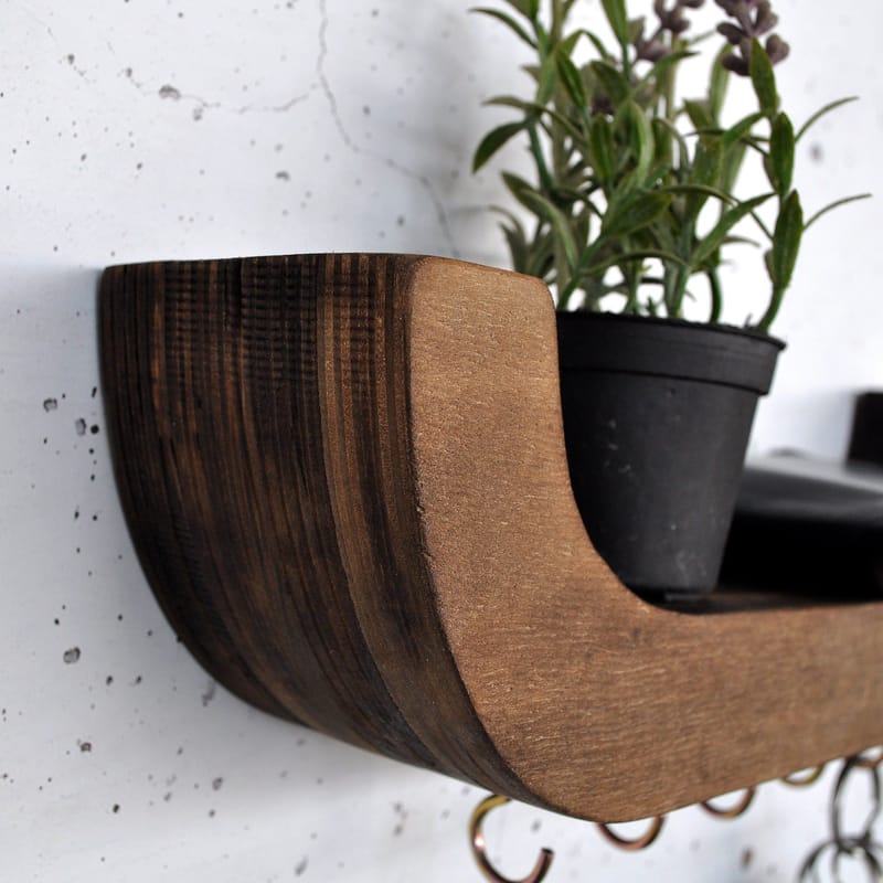 Decorative Wooden Wall Shelf Hanah Home - Hus & oppussing - Bygg - Gulv, vegg & tak - Gulv & veggkledning - Veggplater