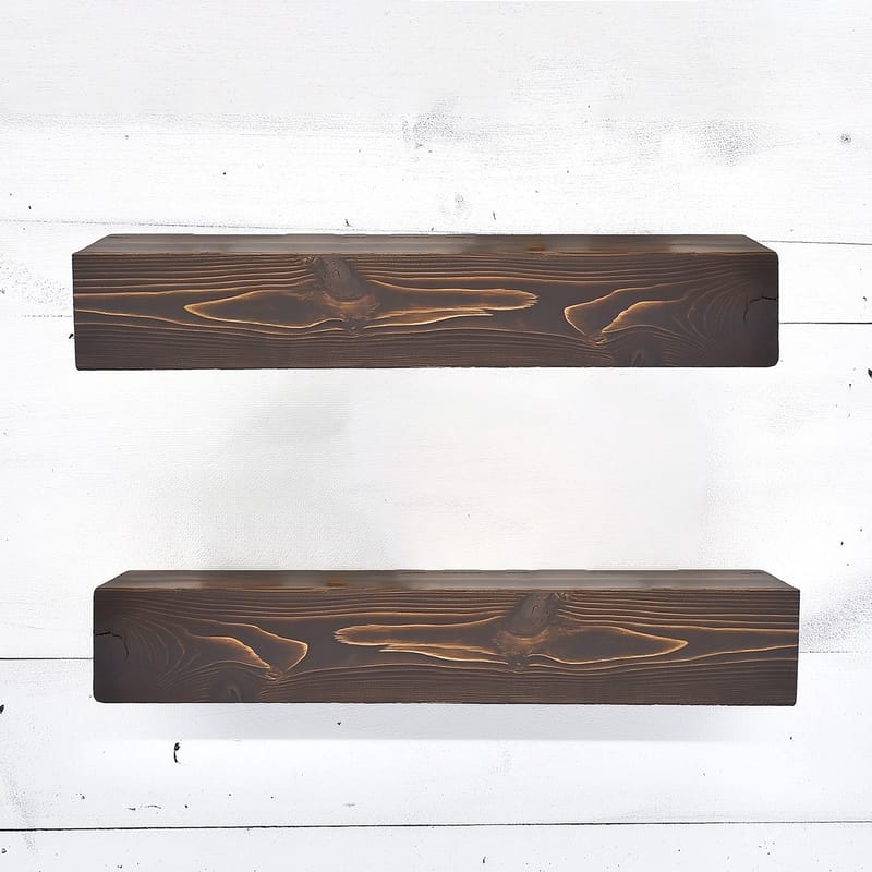 Decorative Wooden Wall Shelf Hanah Home - Hus & oppussing - Bygg - Gulv, vegg & tak - Gulv & veggkledning - Veggplater