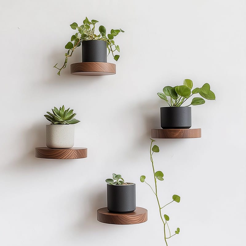 Decorative Wooden Wall Shelf Hanah Home - Hus & oppussing - Bygg - Gulv, vegg & tak - Gulv & veggkledning - Veggplater
