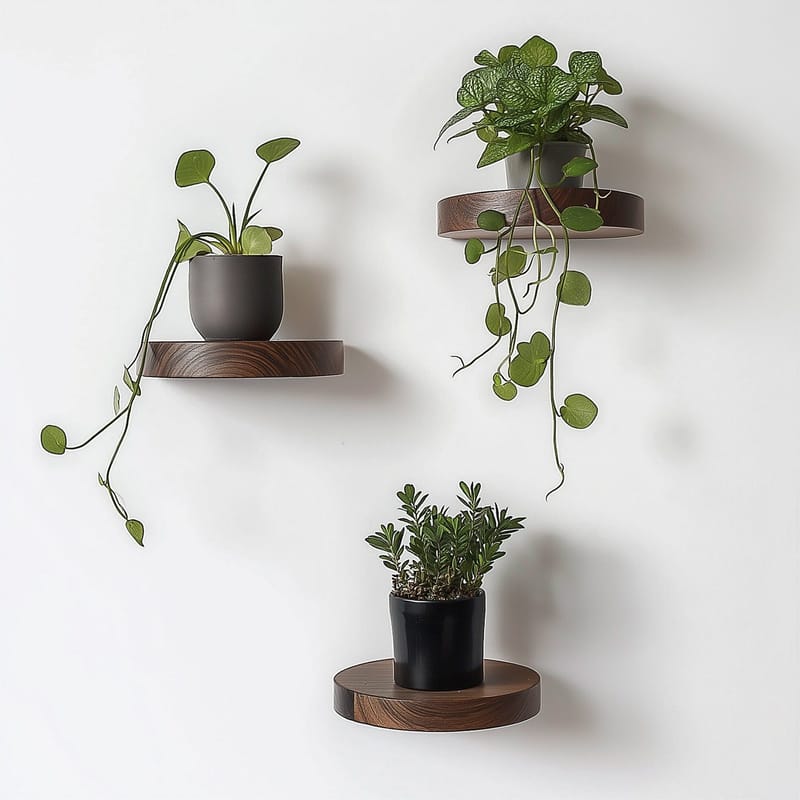 Decorative Wooden Wall Shelf Hanah Home - Hus & oppussing - Bygg - Gulv, vegg & tak - Gulv & veggkledning - Veggplater