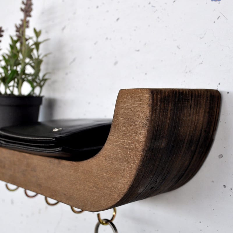 Decorative Wooden Wall Shelf Hanah Home - Hus & oppussing - Bygg - Gulv, vegg & tak - Gulv & veggkledning - Veggplater